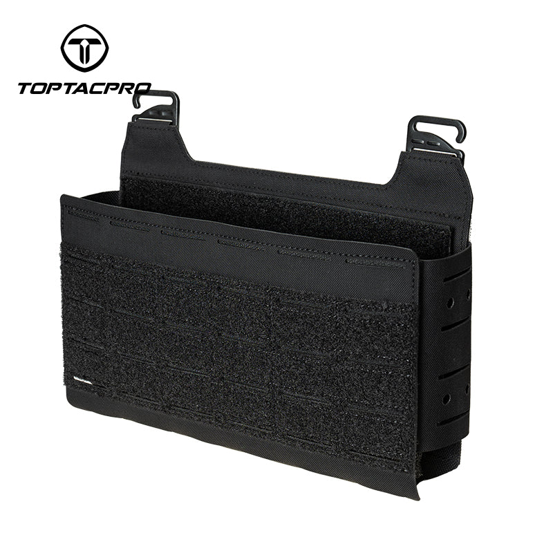 TOPTACPRO Tactical Front Panel for Plate Carrier Laser Cut MOLLE Reinforced Divider Panel 8539