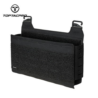 TOPTACPRO Tactical Front Panel for Plate Carrier Laser Cut MOLLE Reinforced Divider Panel 8539