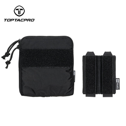 TOPTACPRO Double Magazine Pouch for 9mm Insert Kangaroo Style Combo Pouch 8540