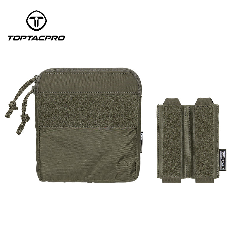 TOPTACPRO Double Magazine Pouch for 9mm Insert Kangaroo Style Combo Pouch 8540