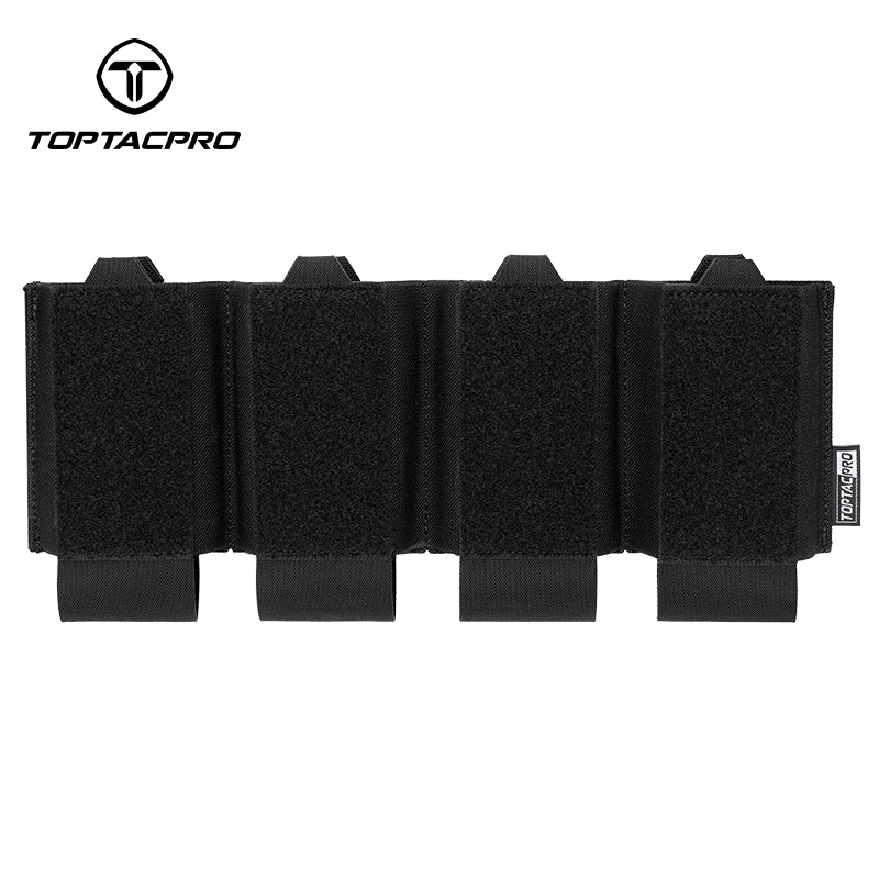 TOPTACPRO Tactical Quad 556 Magaazine Pouch Elastic Retention Insert Pouch 8541
