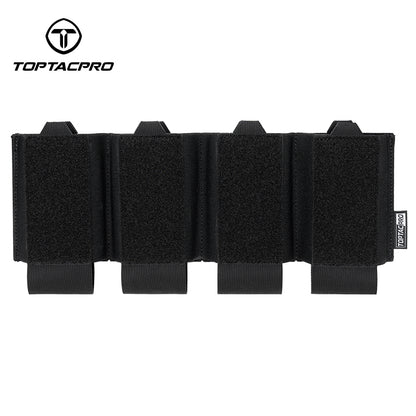 TOPTACPRO Tactical Quad 556 Magaazine Pouch Elastic Retention Insert Pouch 8541