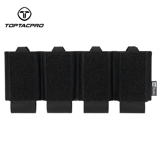 TOPTACPRO Tactical Quad 556 Magaazine Pouch Elastic Retention Insert Pouch 8541