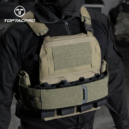 TOPTACPRO Tactical Quad 556 Magaazine Pouch Elastic Retention Insert Pouch 8541