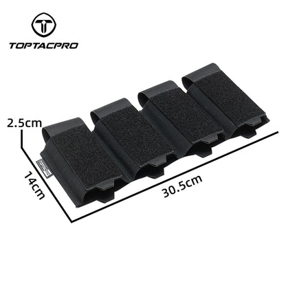 TOPTACPRO Tactical Quad 556 Magaazine Pouch Elastic Retention Insert Pouch 8541