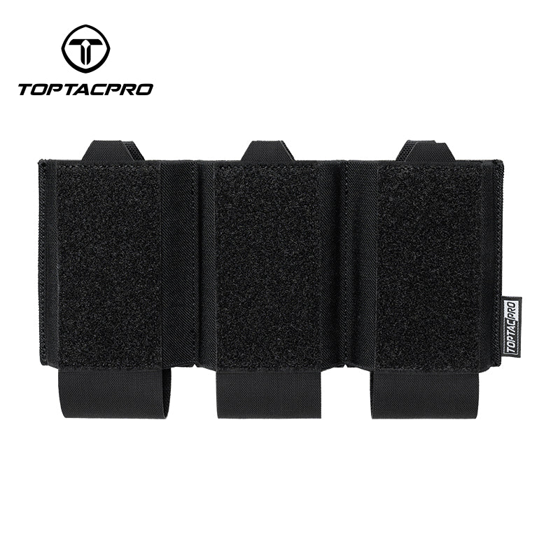 TOPTACPRO Tactical Triple 556 Magazine Insert Hook&loop Elastic Band Lightweight 8542