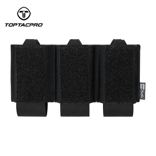 TOPTACPRO Tactical Triple 556 Magazine Insert Hook&loop Elastic Band Lightweight 8542