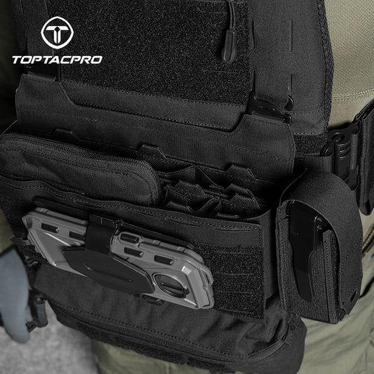 TOPTACPRO Tactical Triple 556 Magazine Insert Hook&loop Elastic Band Lightweight 8542