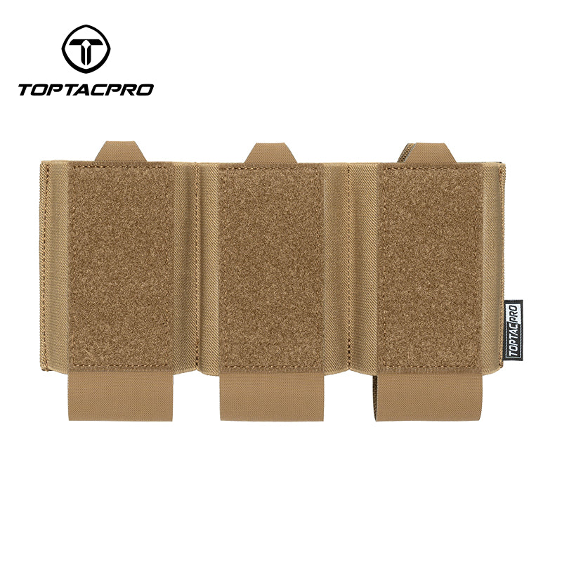 TOPTACPRO Tactical Triple 556 Magazine Insert Hook&loop Elastic Band Lightweight 8542
