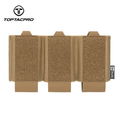 TOPTACPRO Tactical Triple 556 Magazine Insert Hook&loop Elastic Band Lightweight 8542