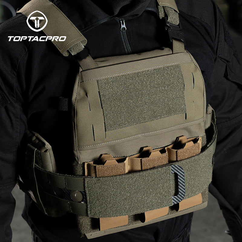 TOPTACPRO Tactical Triple 556 Magazine Insert Hook&loop Elastic Band Lightweight 8542
