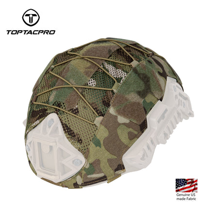 Toptacpro Tactical Helmet Cover Camouflage Helmet Skin for Wendy Helmet Headwear Hook&Loop 8802
