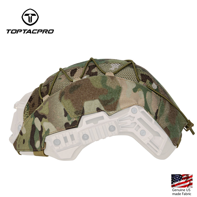 Toptacpro Tactical Helmet Cover Camouflage Helmet Skin for Wendy Helmet Headwear Hook&Loop 8802