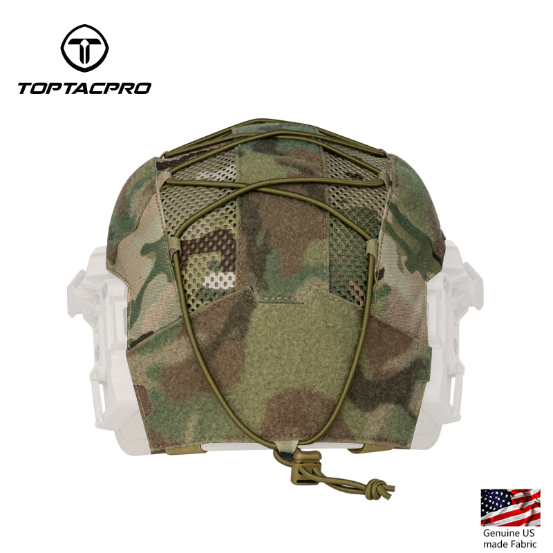 Toptacpro Tactical Helmet Cover Camouflage Helmet Skin for Wendy Helmet Headwear Hook&Loop 8802