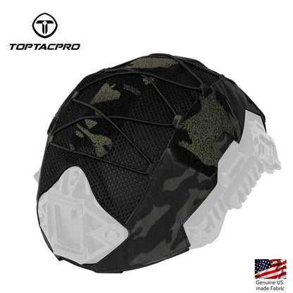 Toptacpro Tactical Helmet Cover Camouflage Helmet Skin for Wendy Helmet Headwear Hook&Loop 8802