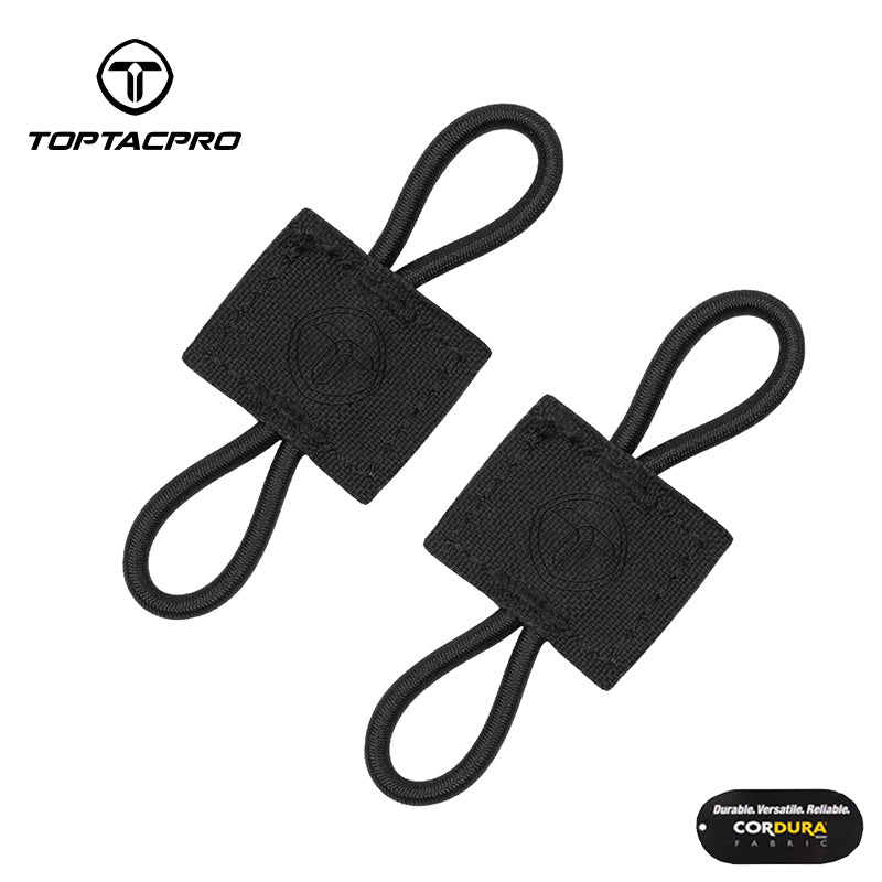 TOPTACPRO Binding Retainer MOLLE Webbing Elastic Binding Ribbon Tool Small Accessories (2PCS) 8901