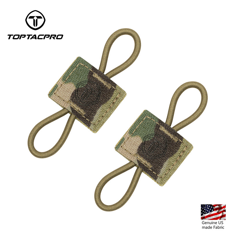 TOPTACPRO Binding Retainer MOLLE Webbing Elastic Binding Ribbon Tool Small Accessories (2PCS) 8901
