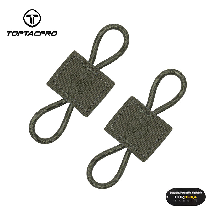 TOPTACPRO Binding Retainer MOLLE Webbing Elastic Binding Ribbon Tool Small Accessories (2PCS) 8901