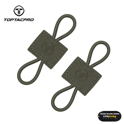 TOPTACPRO Binding Retainer MOLLE Webbing Elastic Binding Ribbon Tool Small Accessories (2PCS) 8901