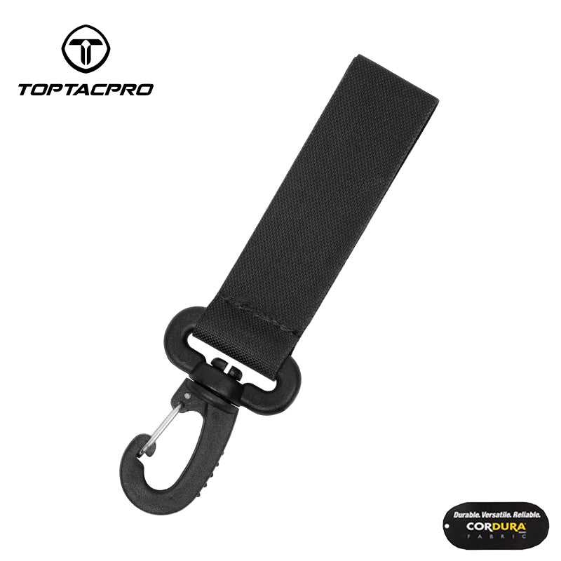 Toptacpro Tactical Lanyard Strap Keychains Military Hooks Utility Ring for MOLLE Webbing 8903