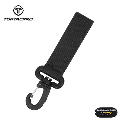 Toptacpro Tactical Lanyard Strap Keychains Military Hooks Utility Ring for MOLLE Webbing 8903