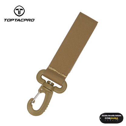 Toptacpro Tactical Lanyard Strap Keychains Military Hooks Utility Ring for MOLLE Webbing 8903