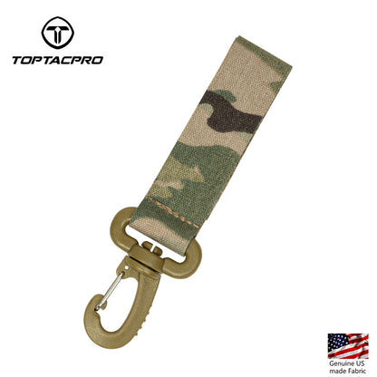 Toptacpro Tactical Lanyard Strap Keychains Military Hooks Utility Ring for MOLLE Webbing 8903