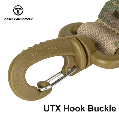 Toptacpro Tactical Lanyard Strap Keychains Military Hooks Utility Ring for MOLLE Webbing 8903