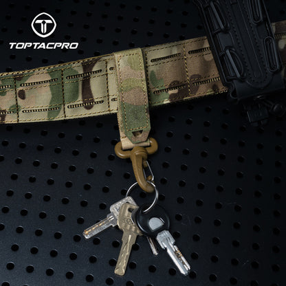 Toptacpro Tactical Lanyard Strap Keychains Military Hooks Utility Ring for MOLLE Webbing 8903