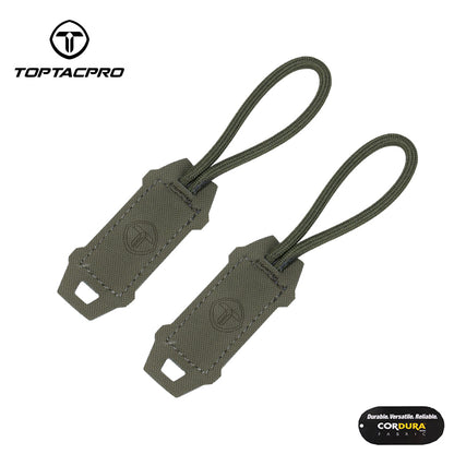 Toptacpro Tactical Zipper Pull Tab for Vest Backpack Pouch MilSim Larp Accessories 8904