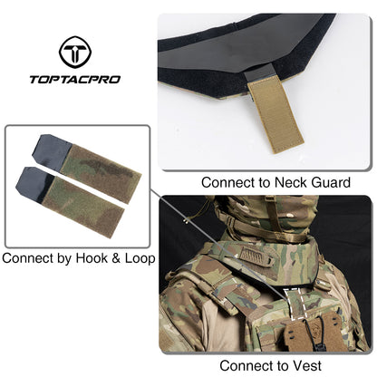 Toptacpro Neck Guard Neck Protector for JPC CPC AVS Tactical Plate Carrier 8905