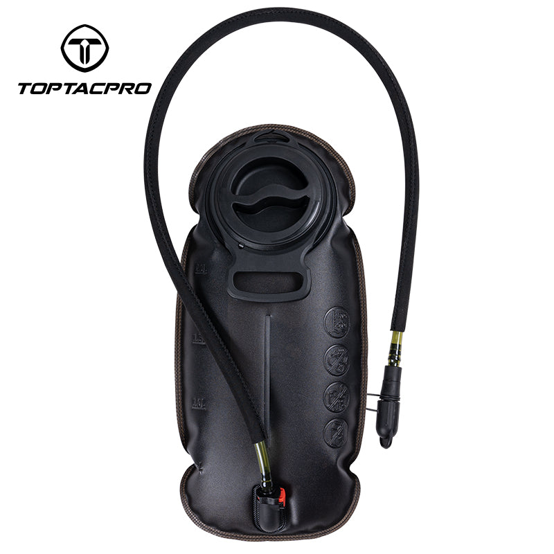 TOPTACPRO 2L Tactical Water Bladder Food Grade TPU Hydration Bladder for Backpack 8908